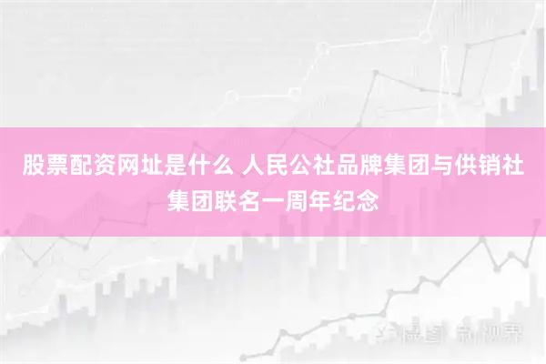 股票配资网址是什么 人民公社品牌集团与供销社集团联名一周年纪念